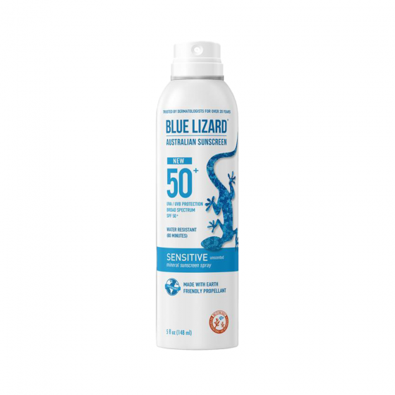 Blue Lizard® Sensitive Mineral Sunscreen Spray SPF 50+ 